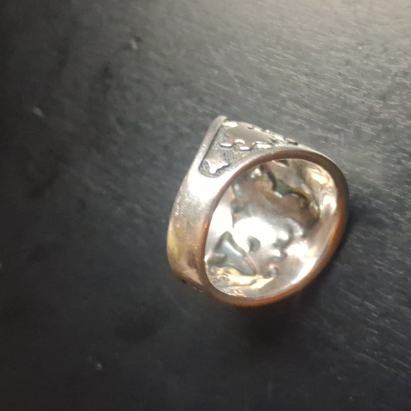 American West by Carolyn Pollack & Jody Naranjo Sterling Silver Symbols Ring - Picture 6 of 17